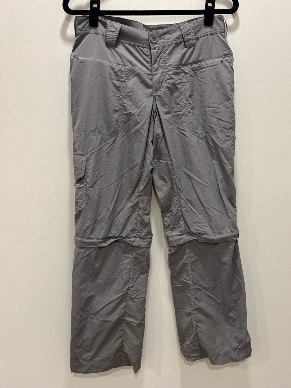 Cabela’s Women’s Gray Convertible Zip-Off Hiking Pants UPF 50 Size 6/32